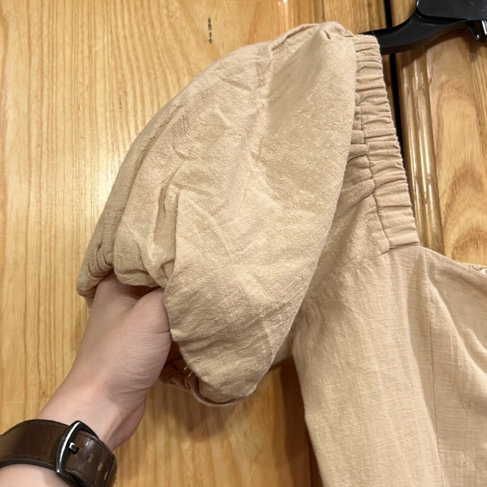 SNDYS Tuscany Linen Dress in Oat - Picture 6 of 10